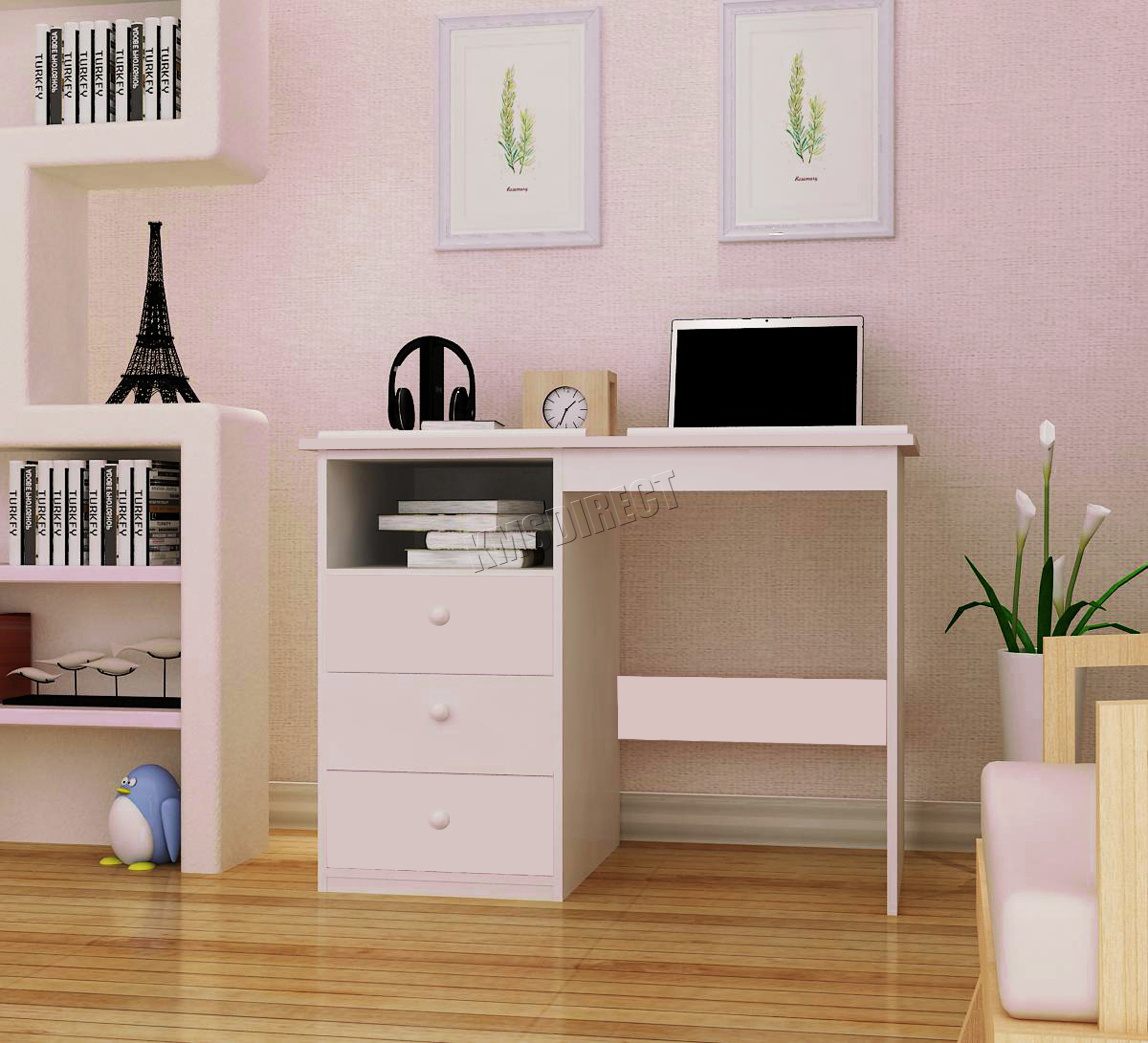 FoxHunter Tiltable Kids Study Desk Computer Writing Drawing Lid Table