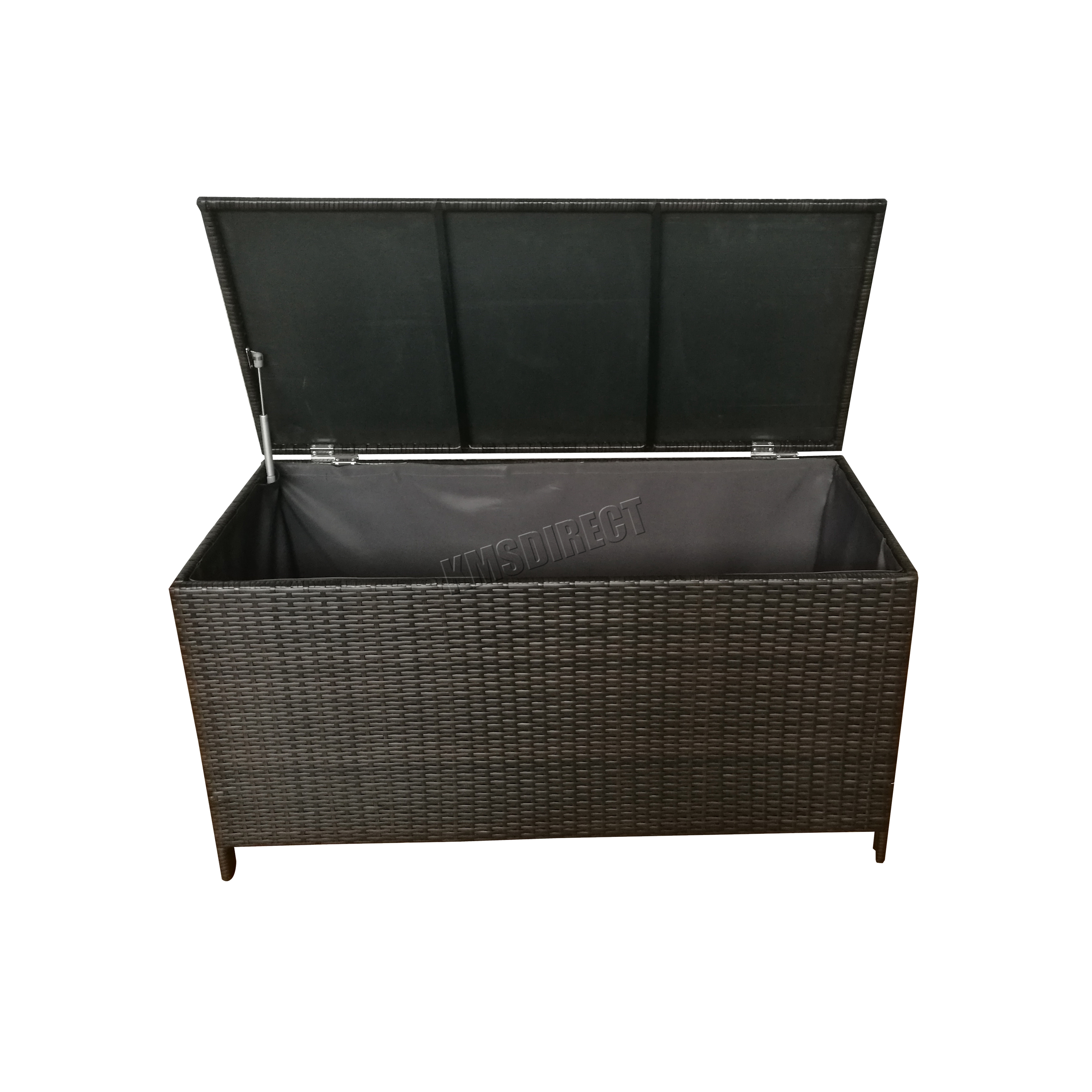 FoxHunter Garden Furniture Rattan Storage Box Woven Patio Outdoor PE