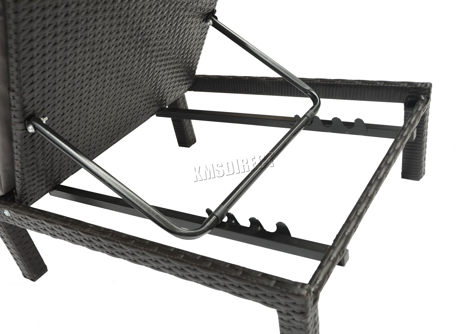 BIRCHTREE Rattan Day Chair Recliner Sun Bed Lounger Outdoor Garden Patio SRL02
