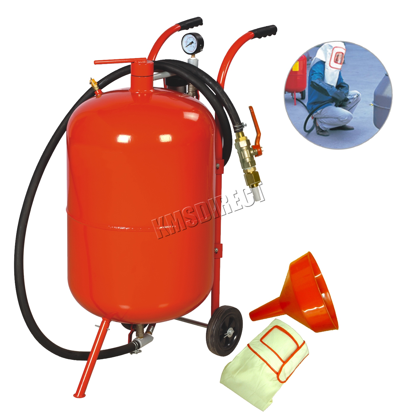 20 GALLON SANDBLASTER POT AUTO PARTS CLEANING SANDBLASTING LATEST NEW