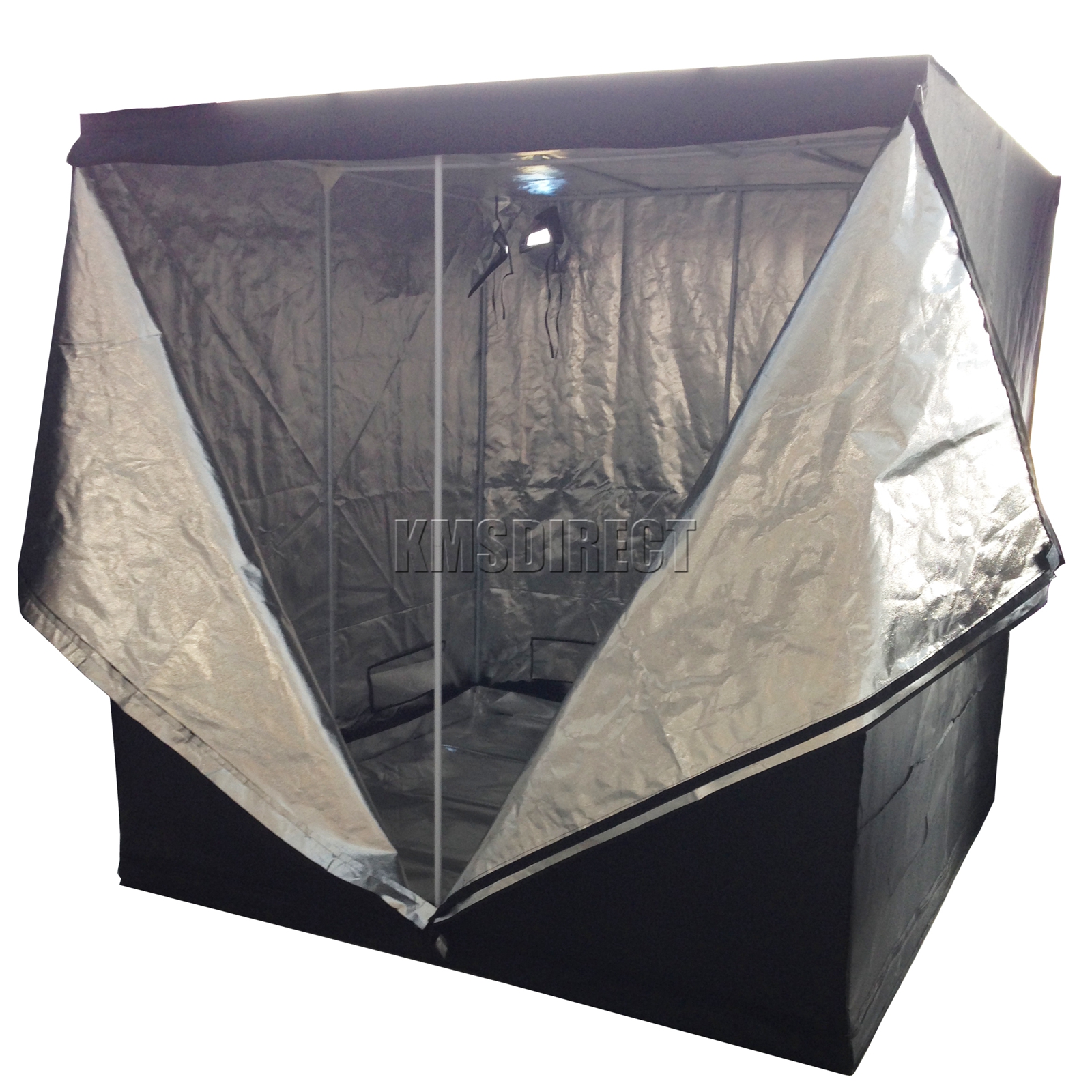 Hydroponics Grow Tent Bud Dark Room Box Reflective Mylar Silver 2m X 2m