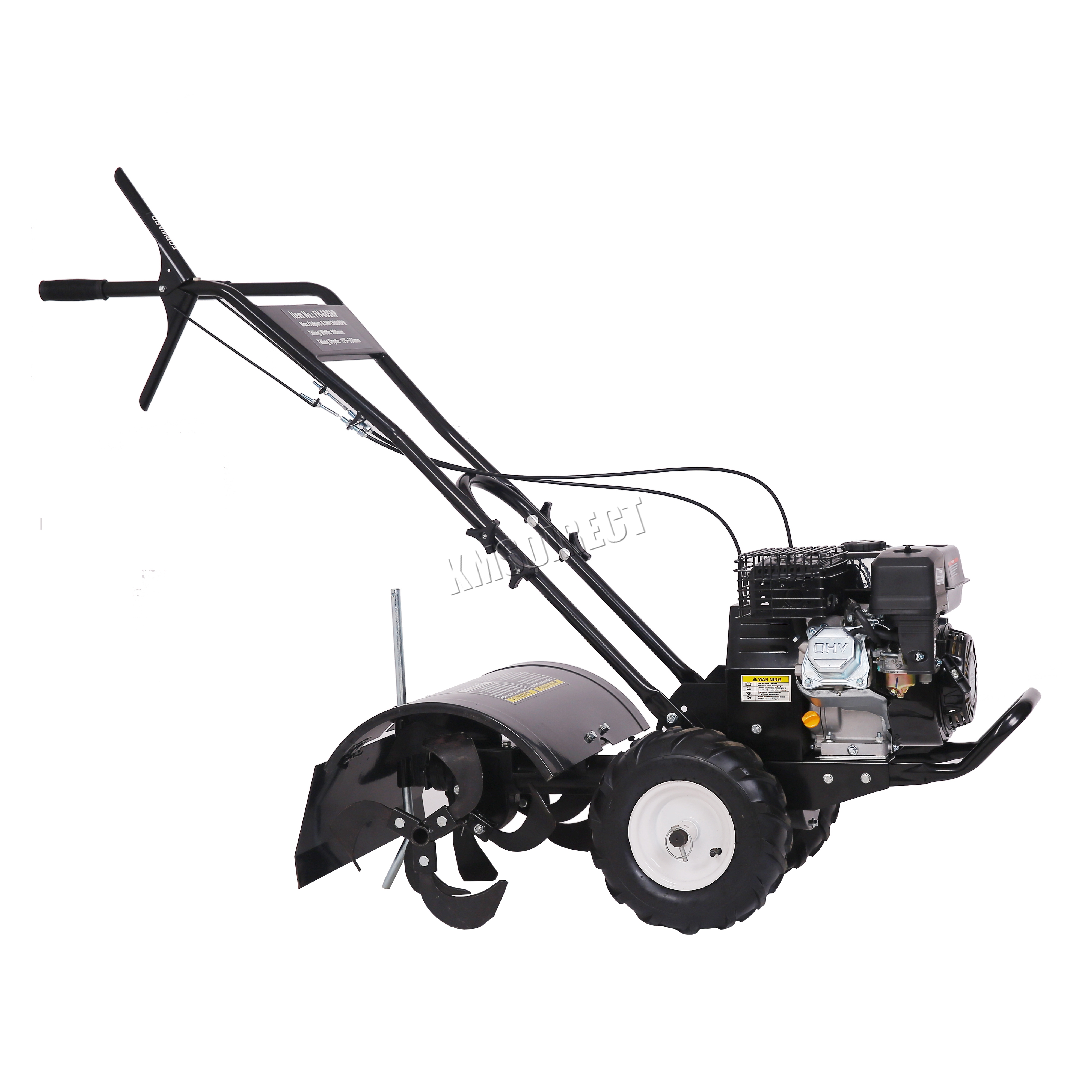 New 6.5HP Heavy Duty 196cc 4 Stroke Petrol Rotovator Tiller Cultivator