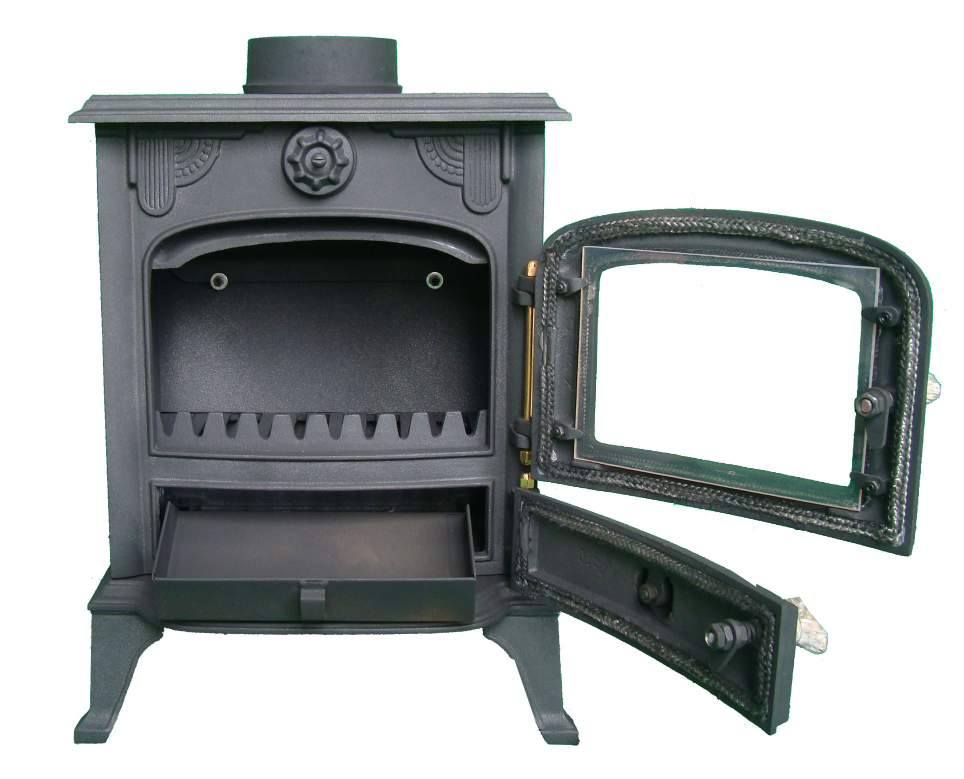 WoodBurner NEW Cast Iron Log Burner MultiFuel Wood Burning 6kw Stove