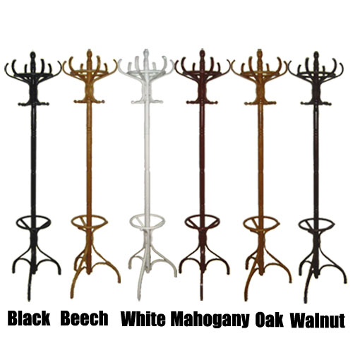 12 Hooks Wood Stylish Coat Hat Stand Umbrella Racks eBay