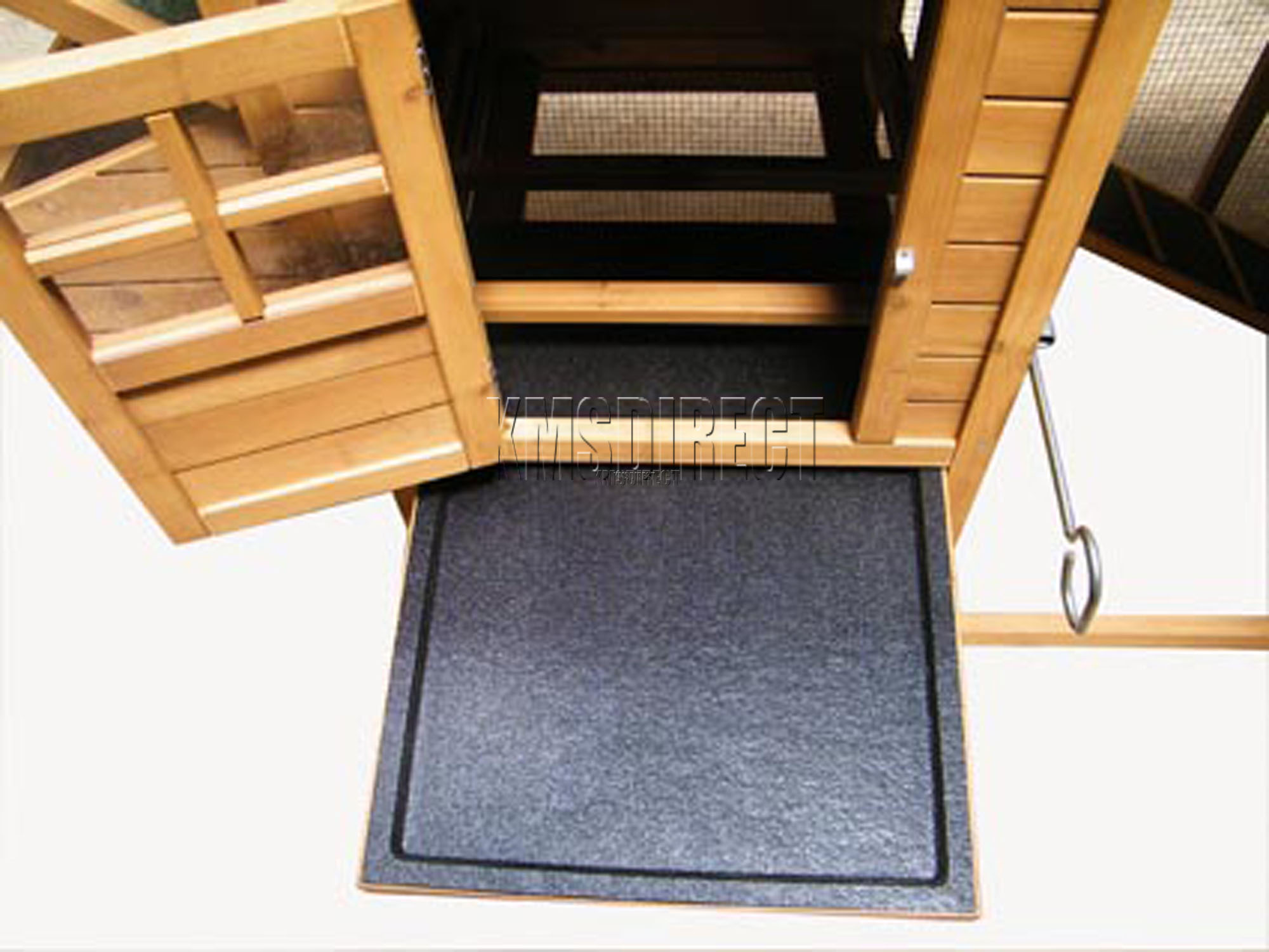 Wooden Chicken Coop Poultry House Hen Ark & Run