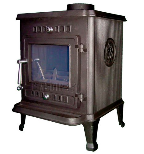 WoodBurner NEW Cast Iron Log Burner MultiFuel Wood Burning 8 kw Stove