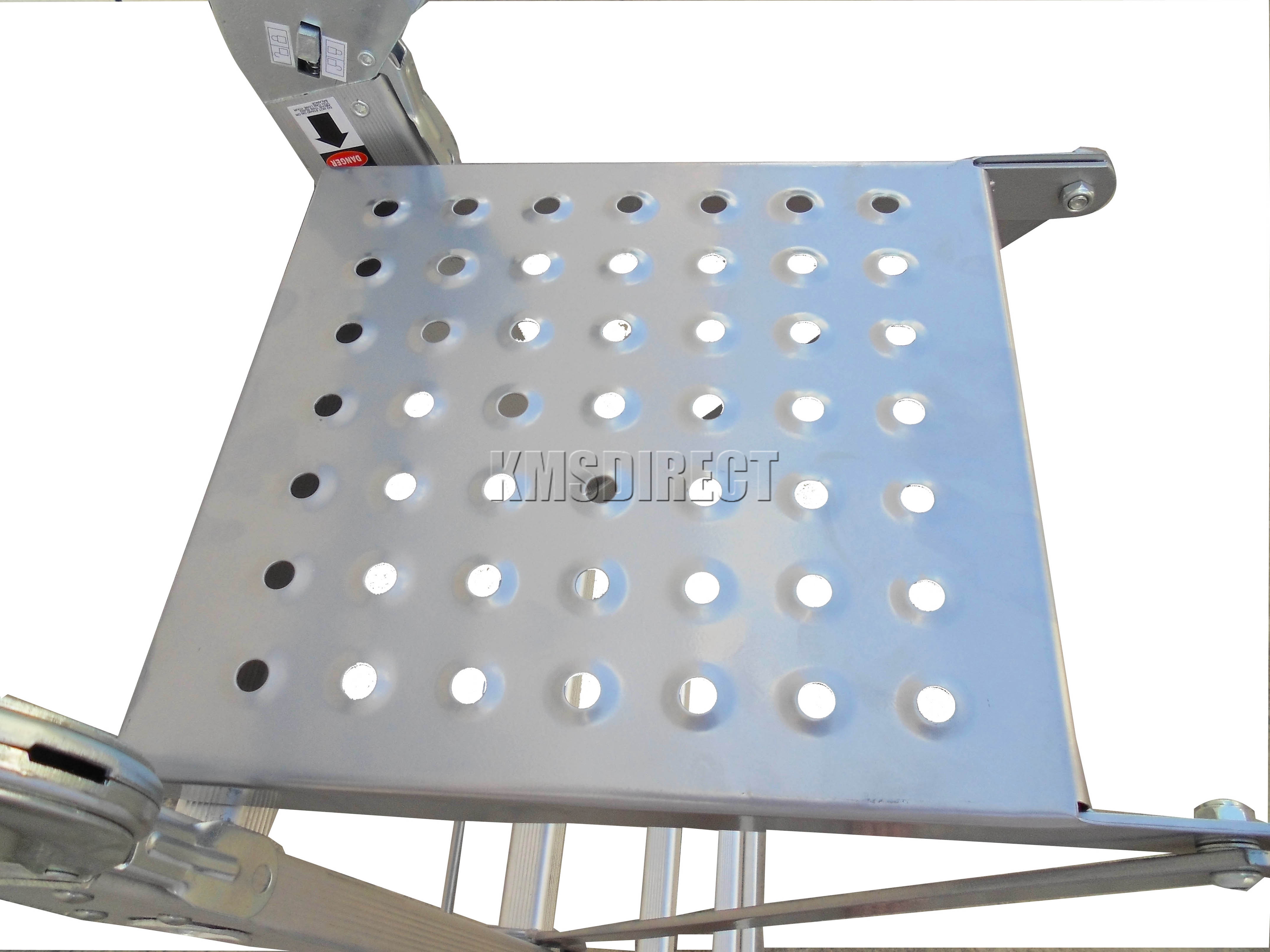 4.75M Multi Purpose Aluminium Extension Ladder Platform Step With Tool