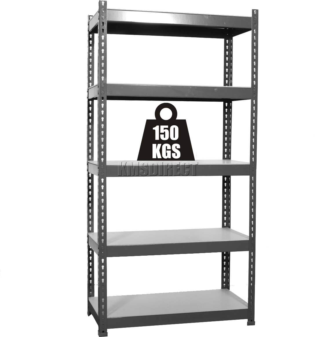 5 Tier Boltless Industrial Racking Garage Shelving Storage Shelve Heavy
