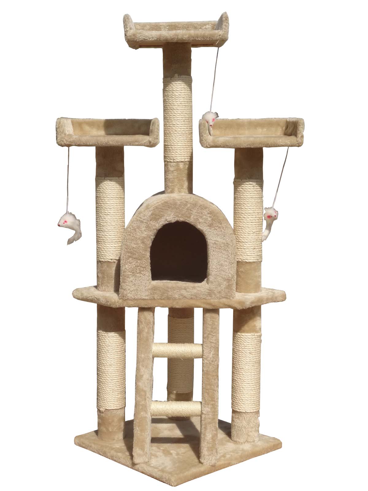 cat scratch post tree