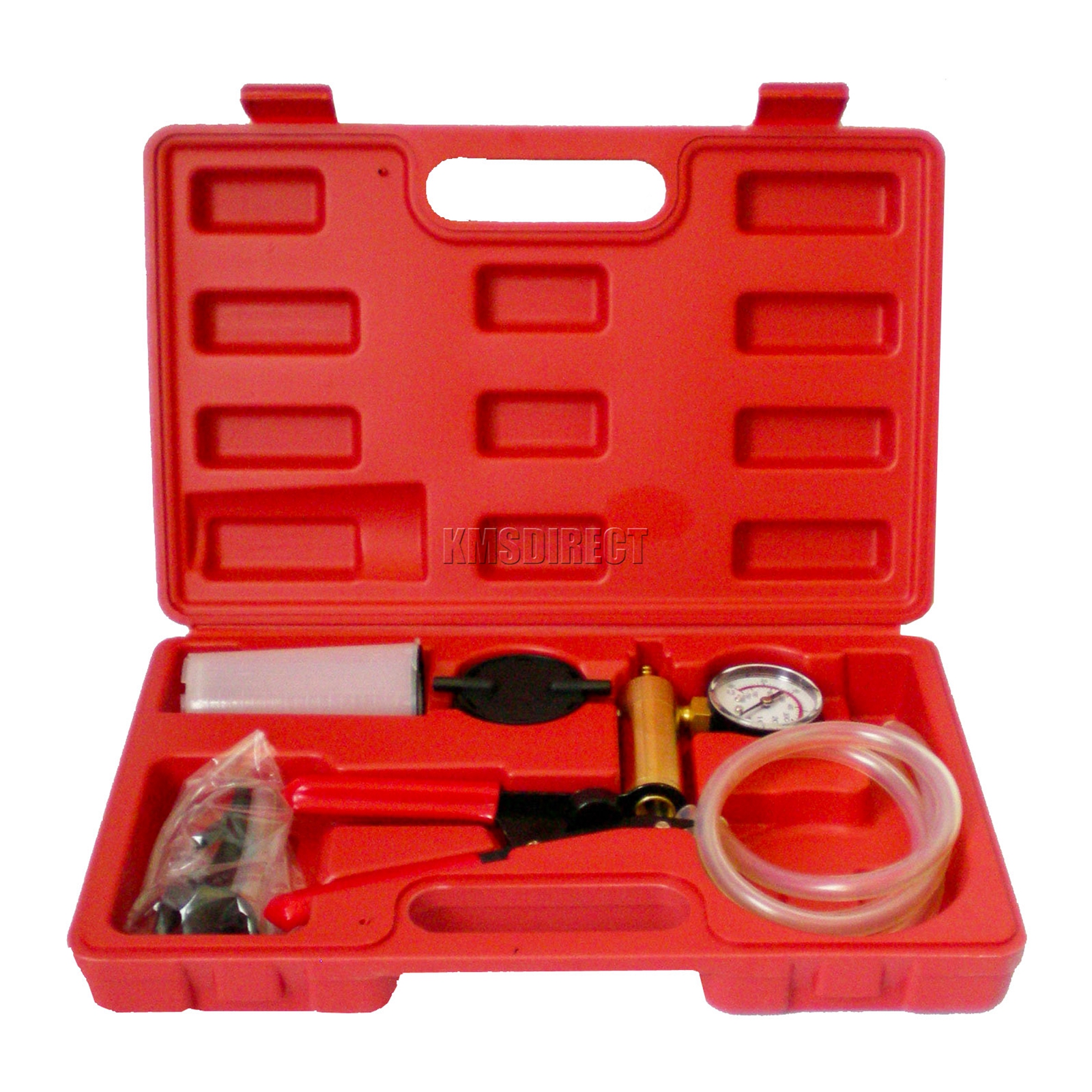 Hand Held Reverse Brake Bleed Kit Bleeder Set Vacuum Pump Car Bike Auto