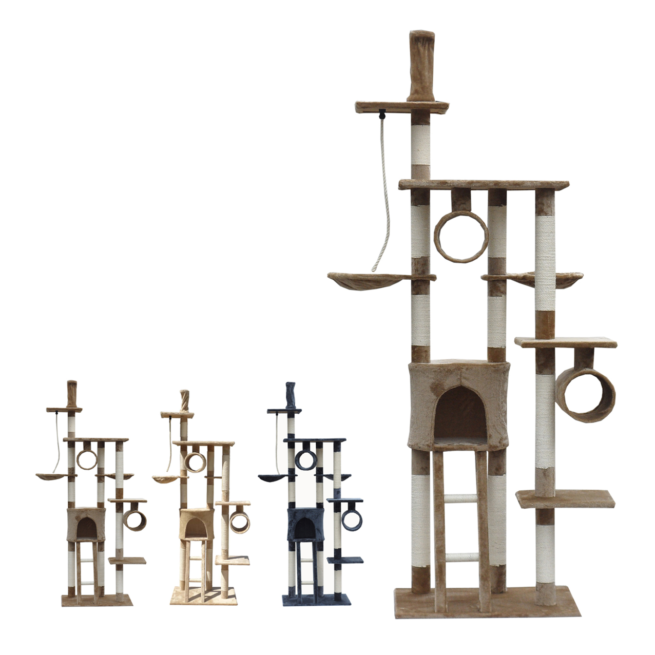 Kitten Cat Tree Scratcher Scratching Post Sisal Climbing Toy Activity