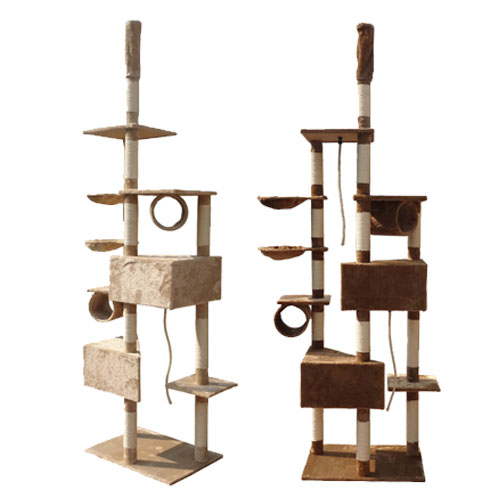 Kitten Cat Tree Scratcher Scratching Post Sisal Climbing Toy Activity