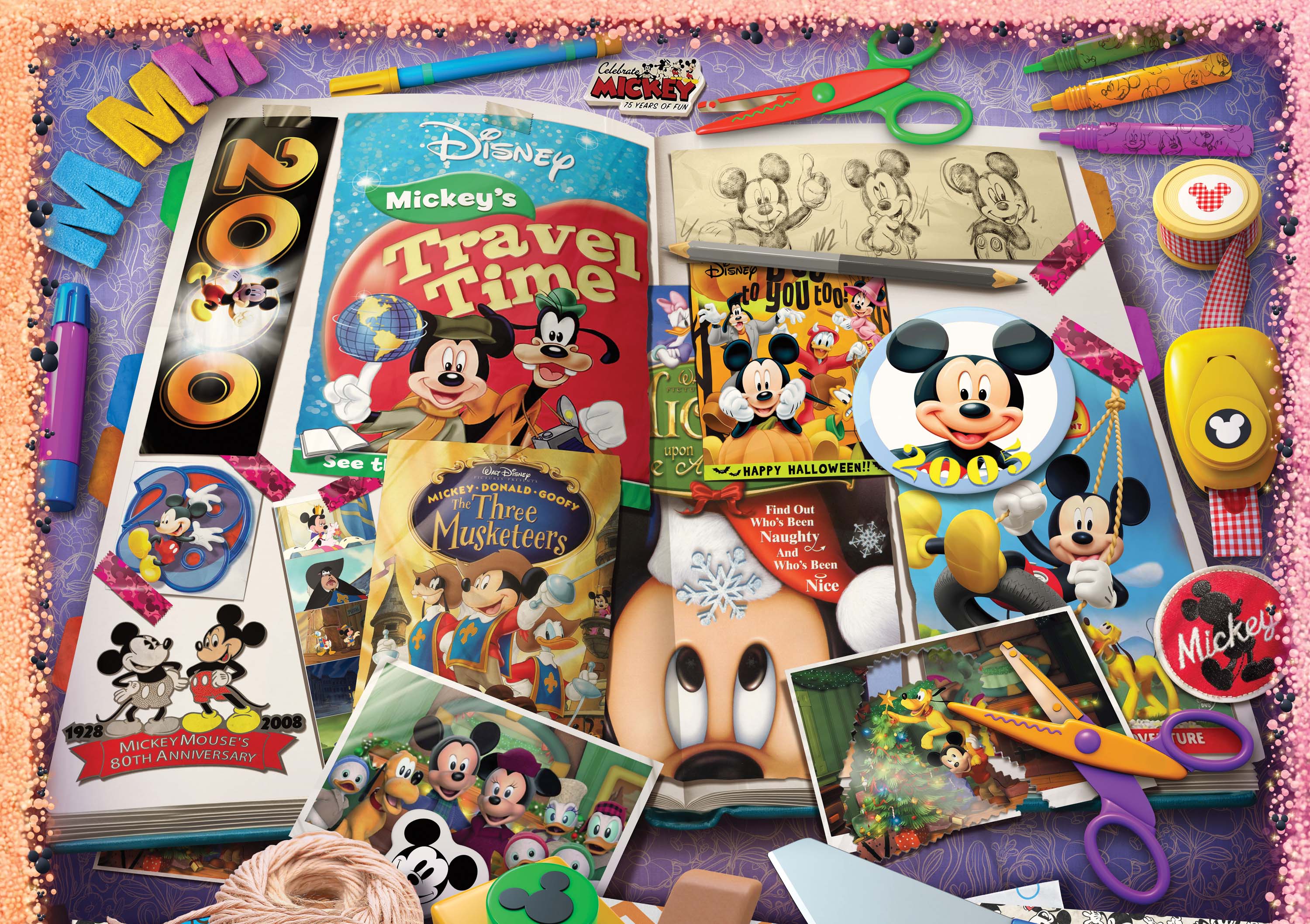 Ravensburger Disney Mickey Mouse Jigsaw Puzzle Through The Years