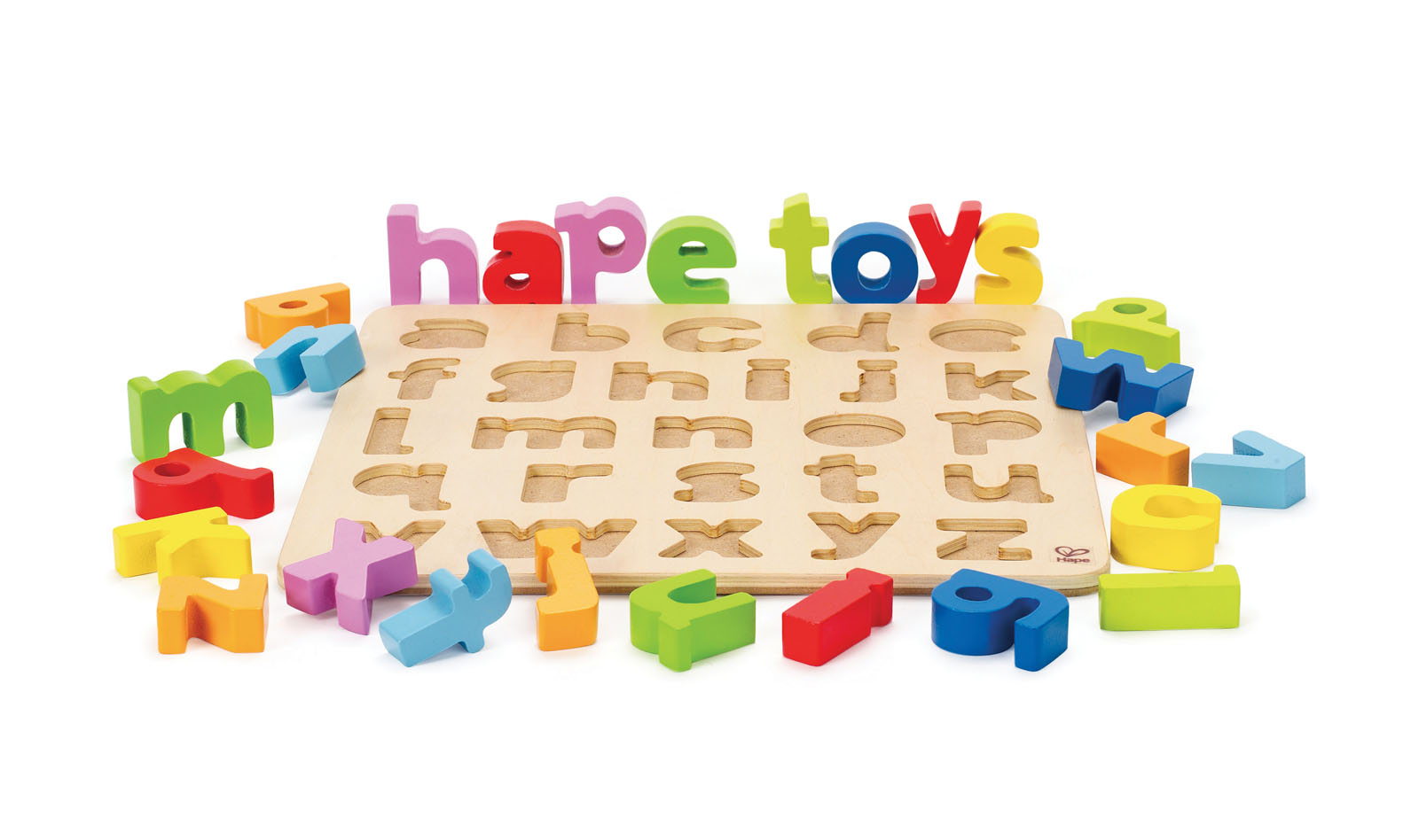 lowercase wooden alphabet puzzle