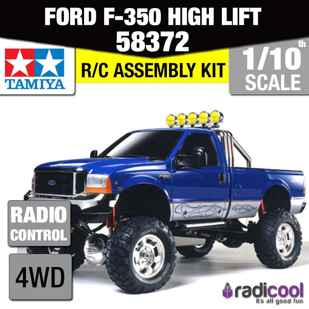 58372 Tamiya Ford F 350 High Lift Pick Up 110th Rc Radio Control 110 Truck Ebay 6844