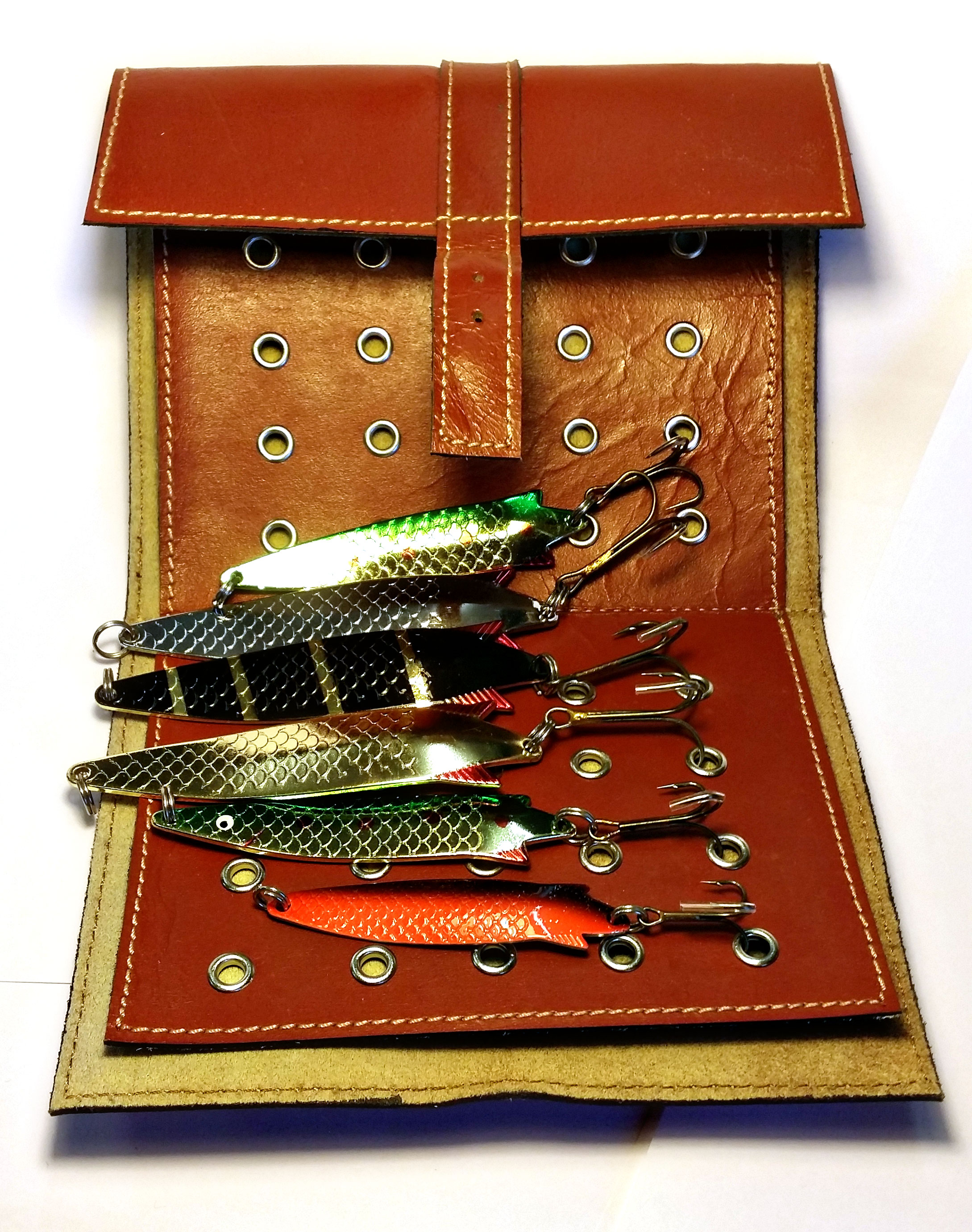 LEATHER SPINNER LURE PLUG (RAPALA) WALLET eBay