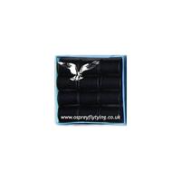 View Item 12 LARGE SPOOLS OF FLY TYING THREAD - BLACK