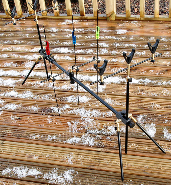 CLEARANCE 3 ROD POD COMPLETE WITH BUZZ BARS, MONKEY CLIMBER BITE
