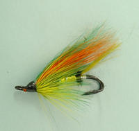 View Item 4  GREEN HIGHLANDER SALMON FLY DOUBLES