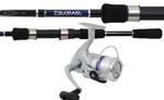 View Item DAIWA D-SHOCK 30 SPINNING FISHING COMBO 7' ROD & REEL 