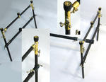 View Item BISON ALUMINIUM 3 ROD GOAL POST QUADRA ROD POD