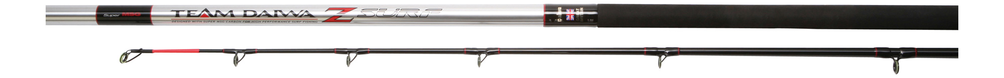 EX DISPLAY TEAM DAIWA Z 13'6 2PC 4-8OZ MATCH BEACH ROD TDZS136M RRP £399 Enlarged Preview