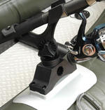 View Item BISON MARINE SYSTEM GLUE ON  BOAT ROD HOLDERS FOR RIBS KAYAKS & INFLATABLES