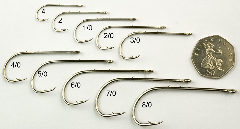 PACK OF 100 TALON NICKEL BAITHOLDER SEA FISHING HOOKS ALL SIZES FREE UK P&P - Picture 2 of 11