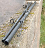 View Item 2 ROD + 2 REEL + BEACH TRIPOD + SEATBOX + HEADLAMP BEACHCASTER OUTFIT 