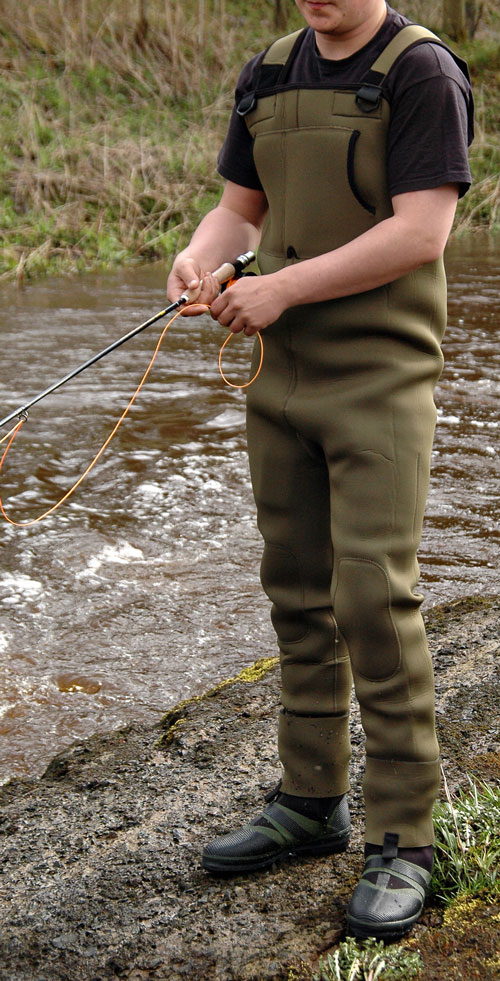 BISON STOCKING FOOT NEOPRENE CHEST WADERS BEARCLAW WADING BOOTS SPECIAL