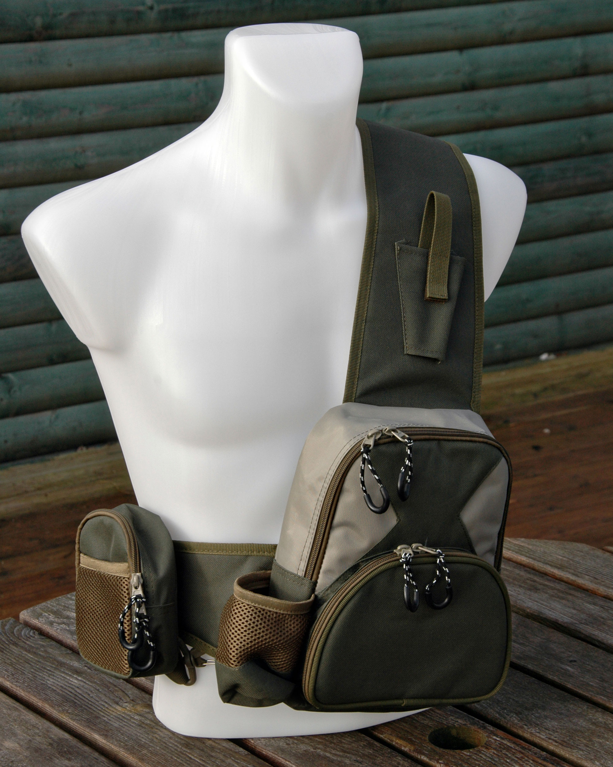 BISON CHEST PACK SLING PACK FISHING VEST eBay