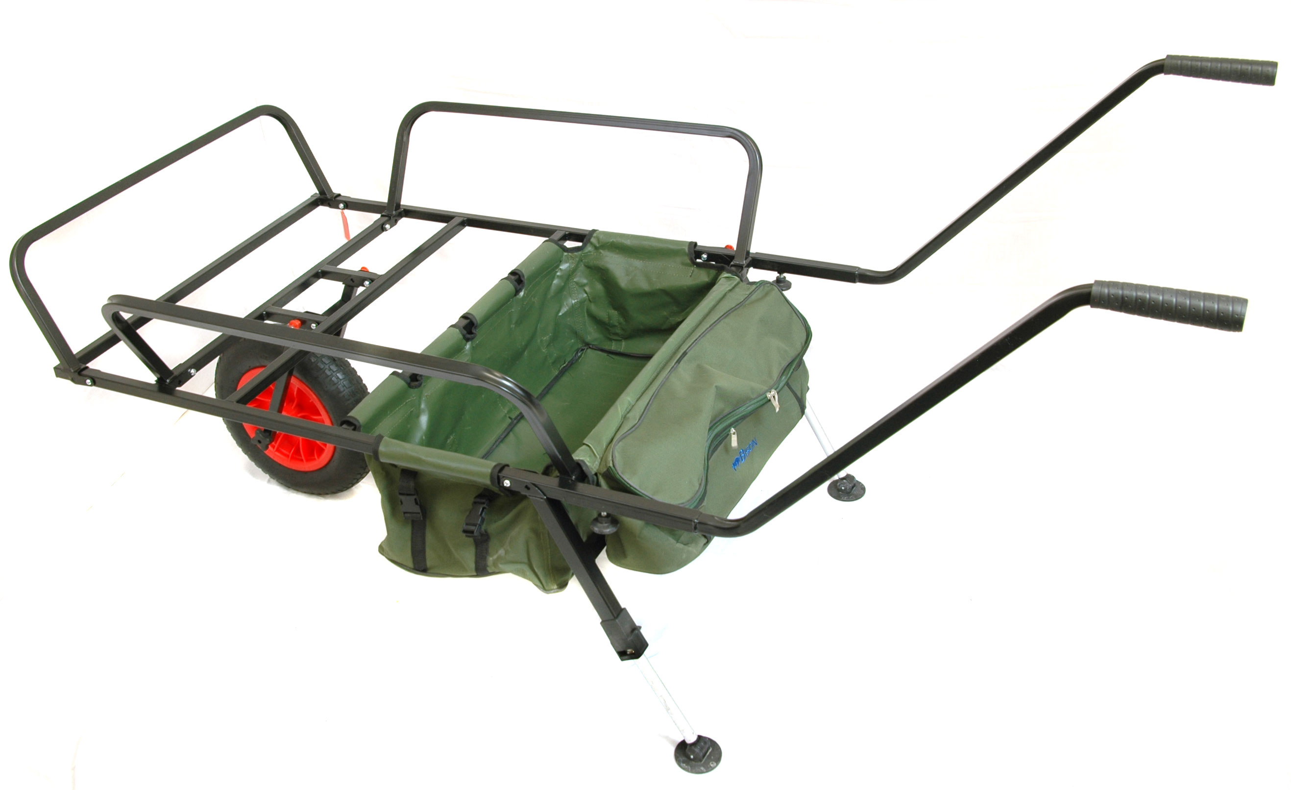 BISON XXL FISHING BARROW WITH BARROW BAG NEXT DAY DEL. FISHING TROLLEY