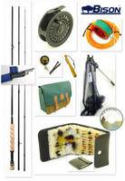 View Item 10' FLY ROD,REEL ,FLIES,LANDING NET,LINE+ FISHING KIT