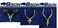 View Item BISON STAINLESS STEEL  ROD REST HEADS 3 TYPES TO CHOOSE