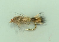 View Item 3 GOLD RIBBED HARES EAR  SIZE 12 TROUT FLIES  (T2300)
