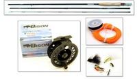 View Item 9' 6'' 3 SECTION CARBON FLY FISHING KIT OUTFIT SET