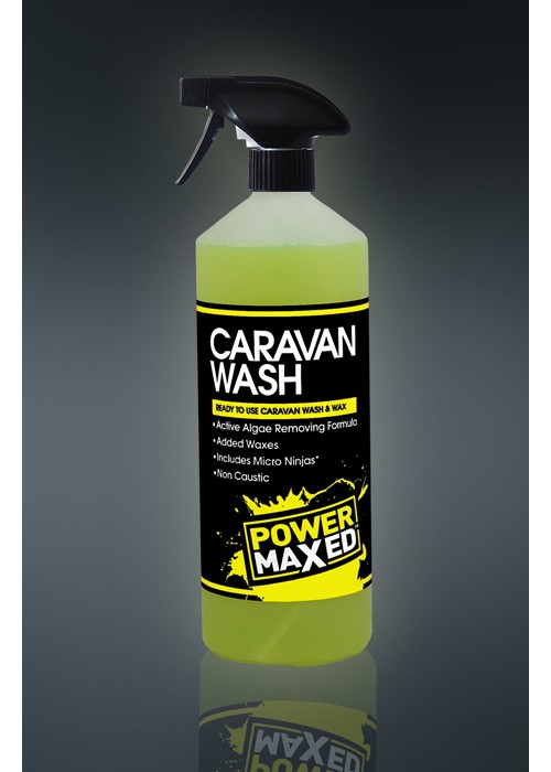 Power Maxed Caravan & Motorhome Wash Plus Algaecide RTU Trigger 1 Litre