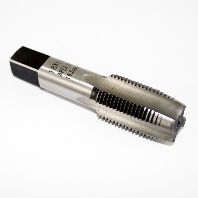 1x Spark Plug Metric Thread Taps M18 x 1.5 Pitch carbon steel (C/S) 2nd Tap 1x Spark Plug Metric Thread Taps M18 x 1.5 Pitch carbon steel (C/S) 2nd Tap