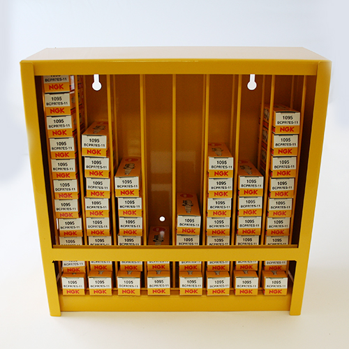 NGK Dispenser Holds 80 Spark Plugs Display Stand Rack QGB010089