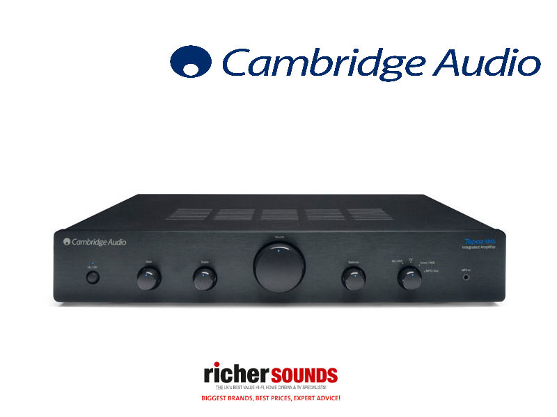 Richer Sounds. Cambridge Audio TOPAZ AM5 Stereo Amplifier 1 Speaker