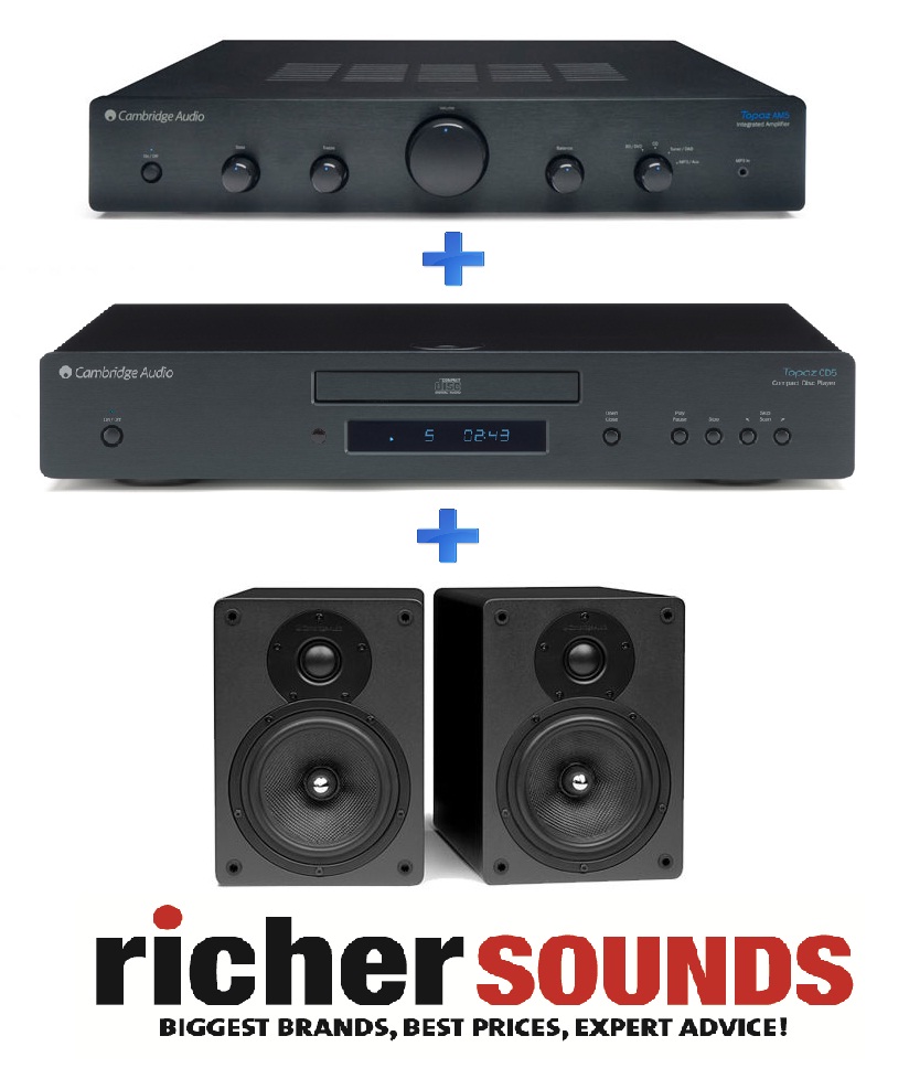 Cambridge Audio S30 Speakers AM5 Amp CD5 CD player HiFi Separate