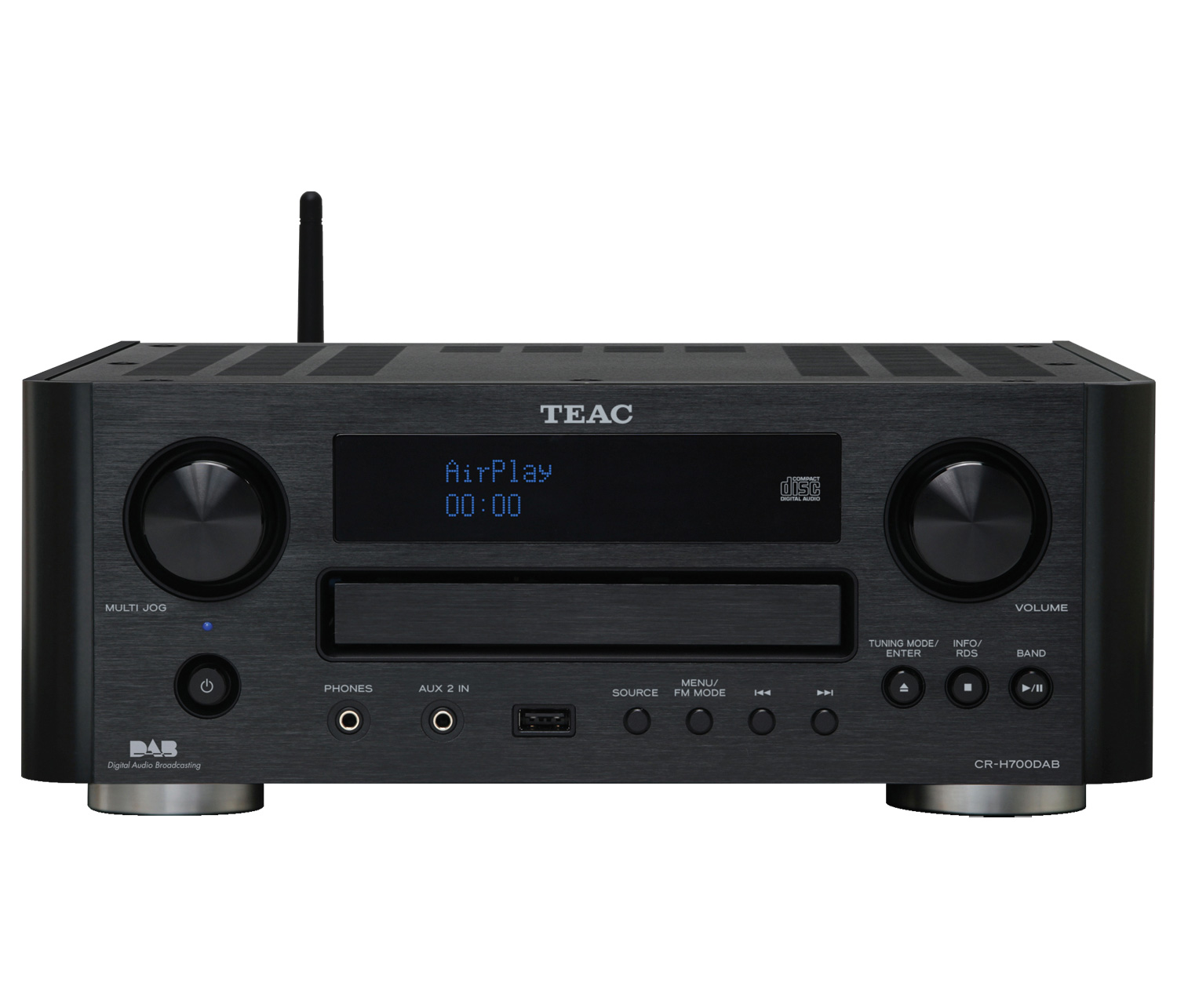 Richer Sounds TEAC CRH700DAB Black Streaming Mini System EXC Speakers