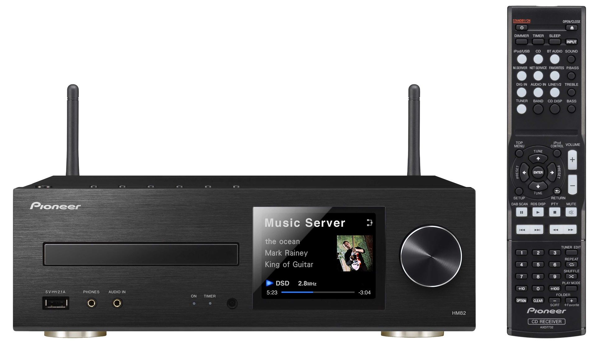 Pioneer XCHM82DK Streaming Mini System EXC Speakers Black eBay