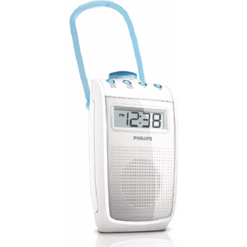 Philips AE2330/00 Bathroom Shower Splashproof Clock Radio White A eBay