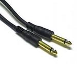 Pro Signal 6.35mm Mono Plug Guitar Cable Gold 3mtr