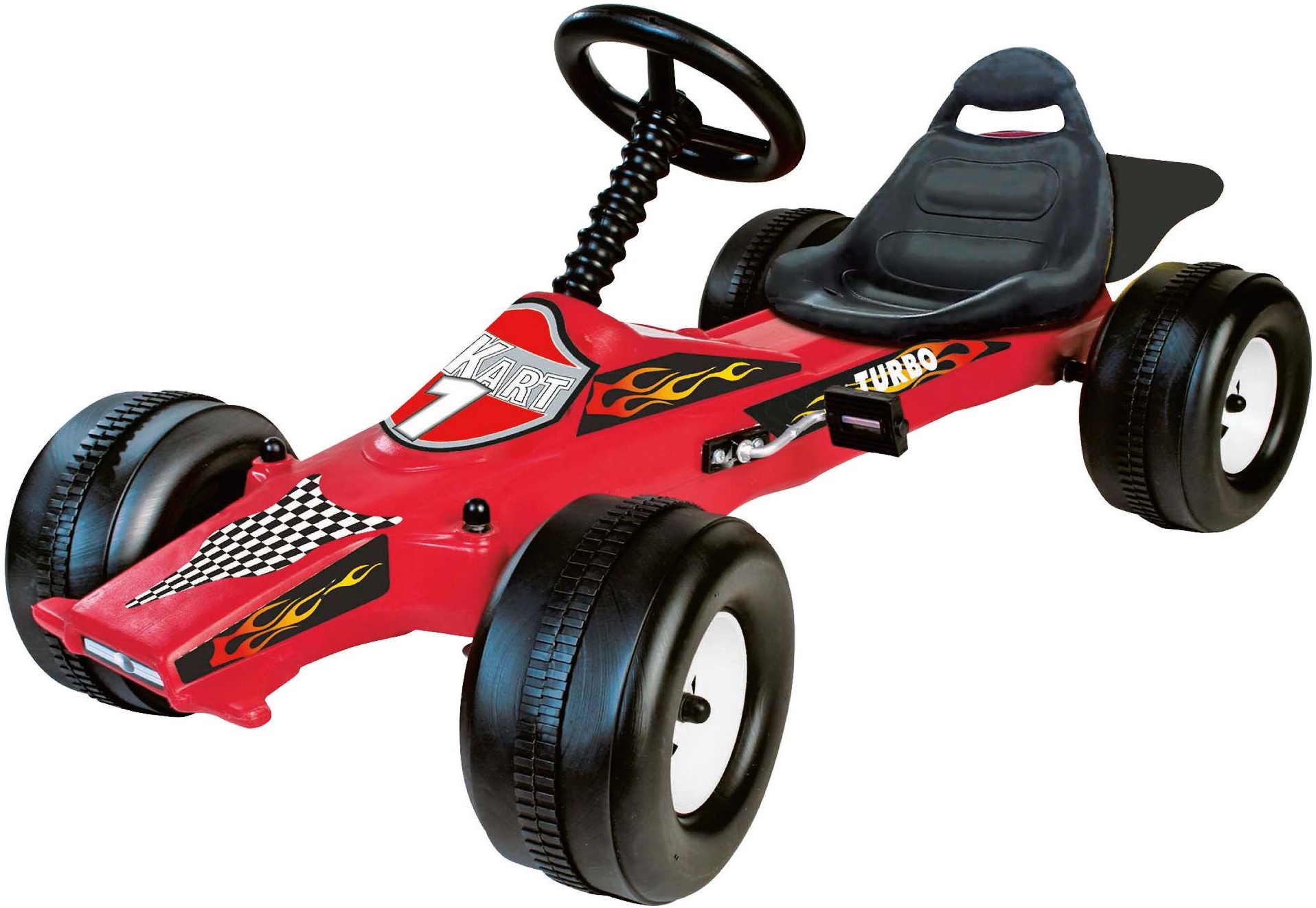 NEW Tesco Children's Pedal Powered Racing Rideon Go Kart Red eBay