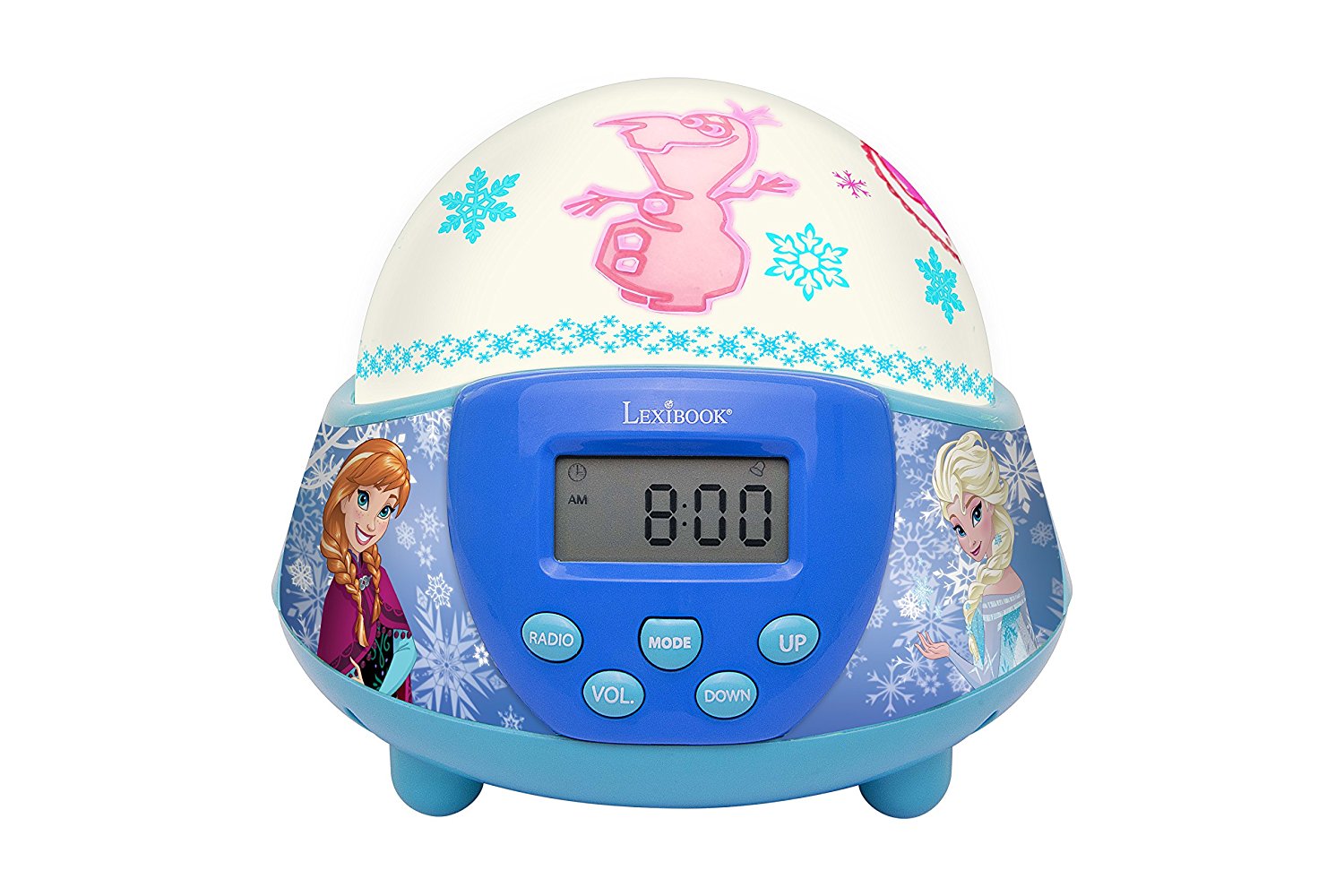 NEW Lexibook NLJ140FZ Frozen Projector Nightlight Radio Alarm Clock eBay