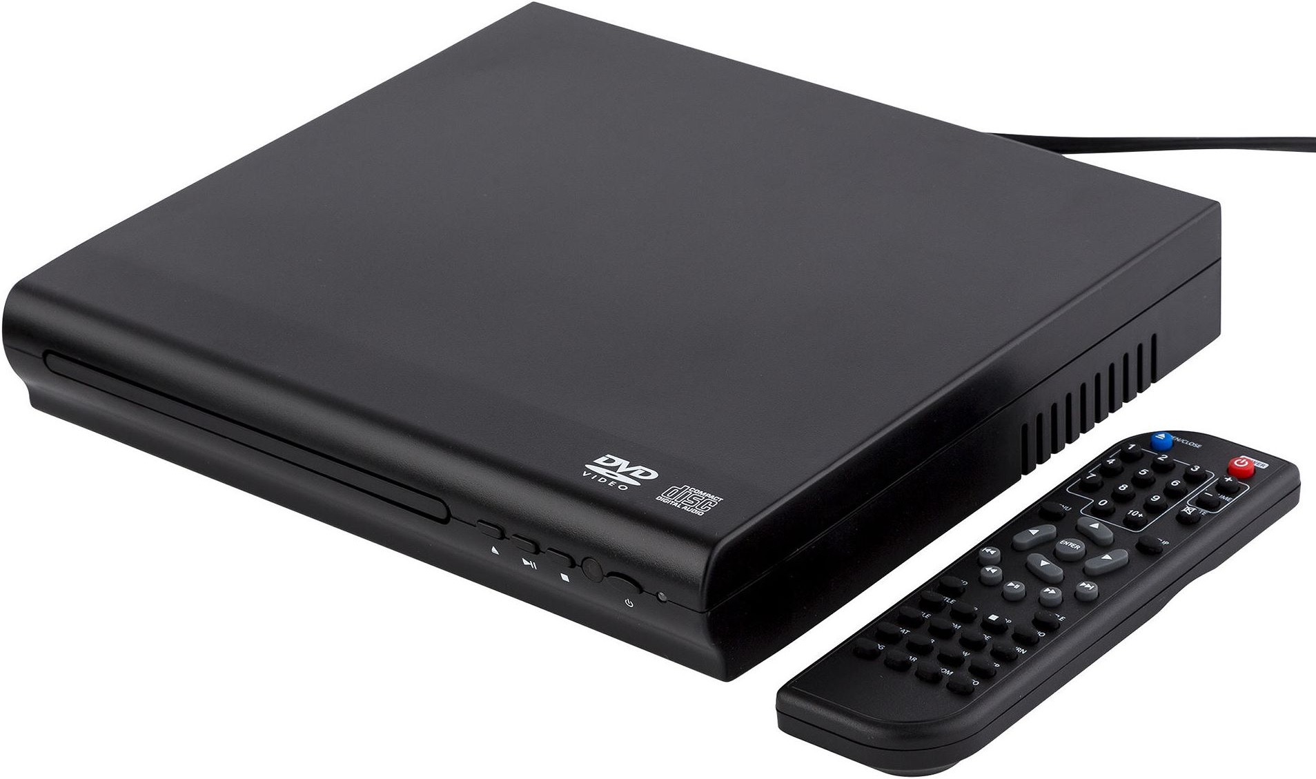 Tesco TDVD216 Basic Multiformat Compact DVD Player [Black] C+