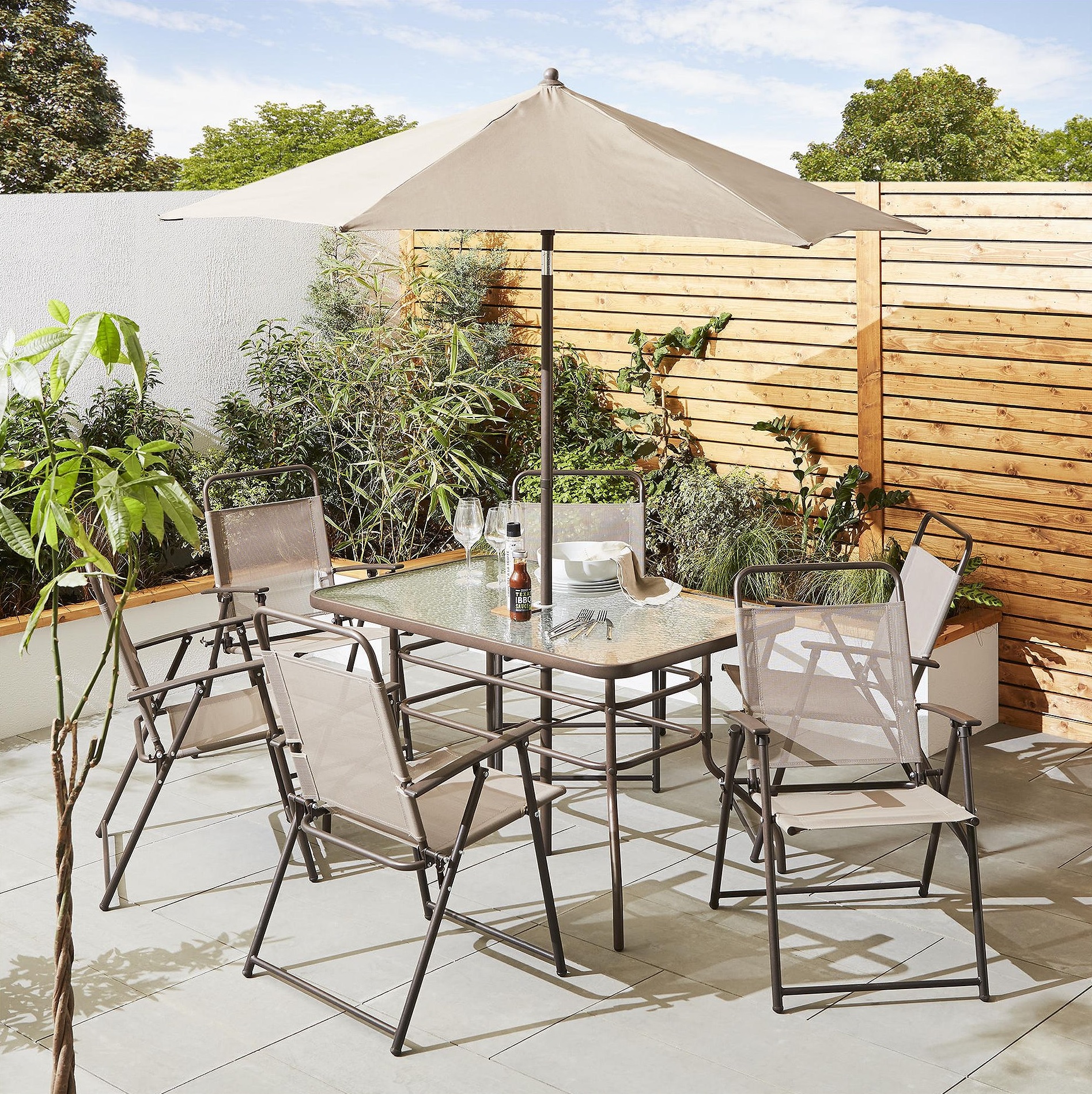 tesco garden patio set