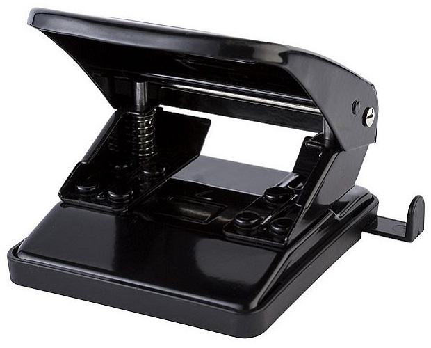 NEW Tesco Metal Heavy Duty Hole Punch 30 Sheets Black eBay